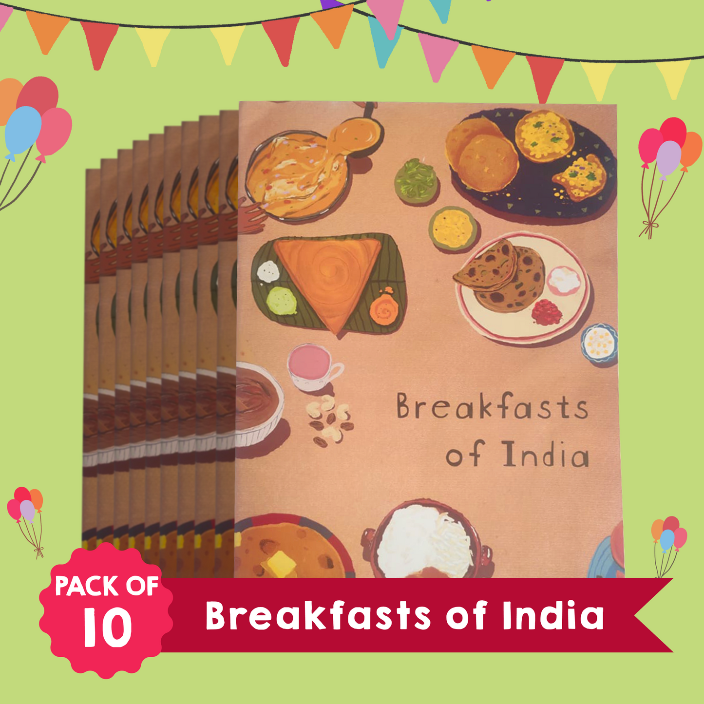 Breakfasts of India Picture Books (Pack of 10 books)