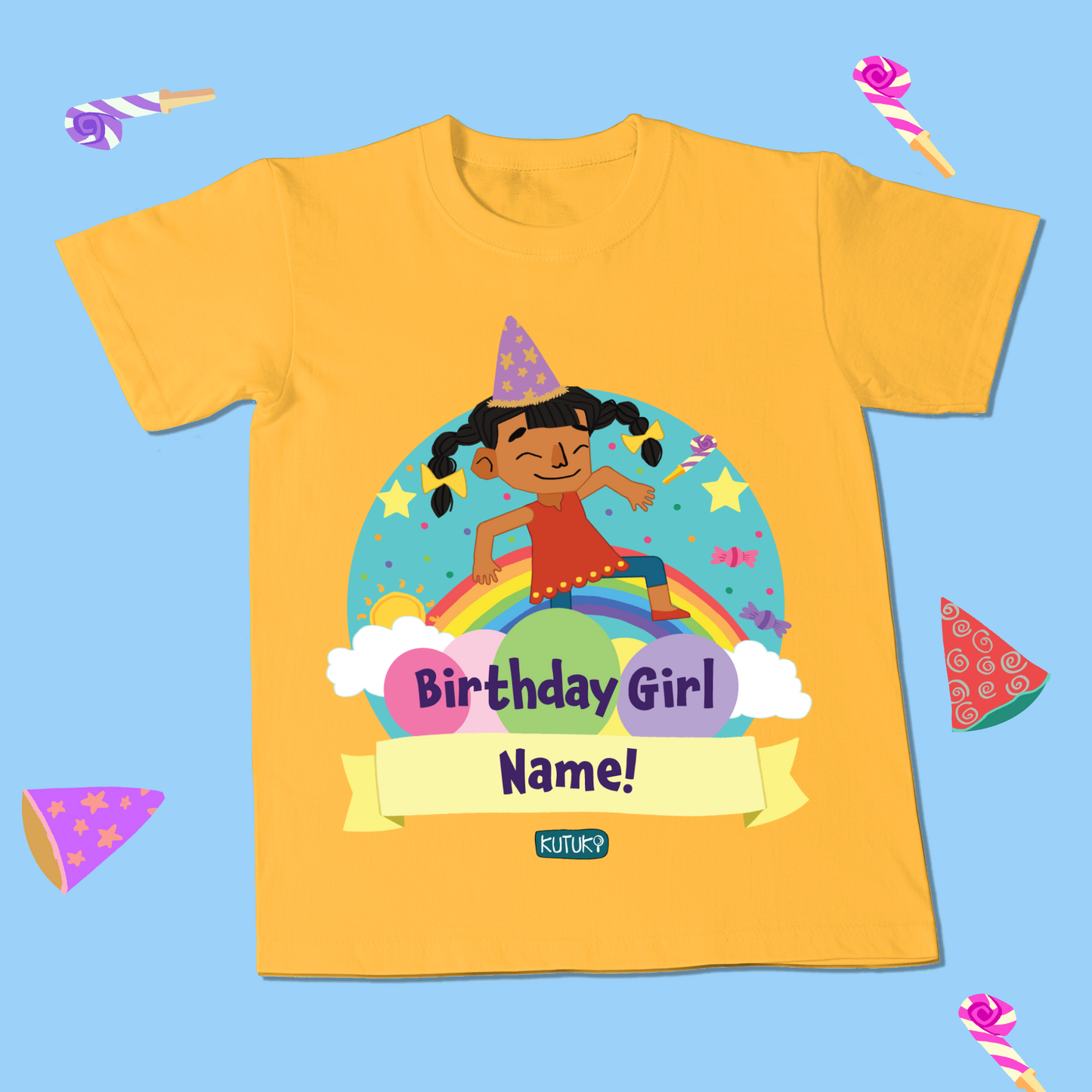 Birthday Girl T-shirt (PERSONALIZED)