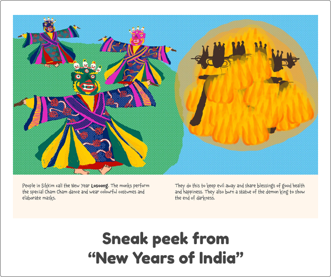 New Years of India - Picture Book