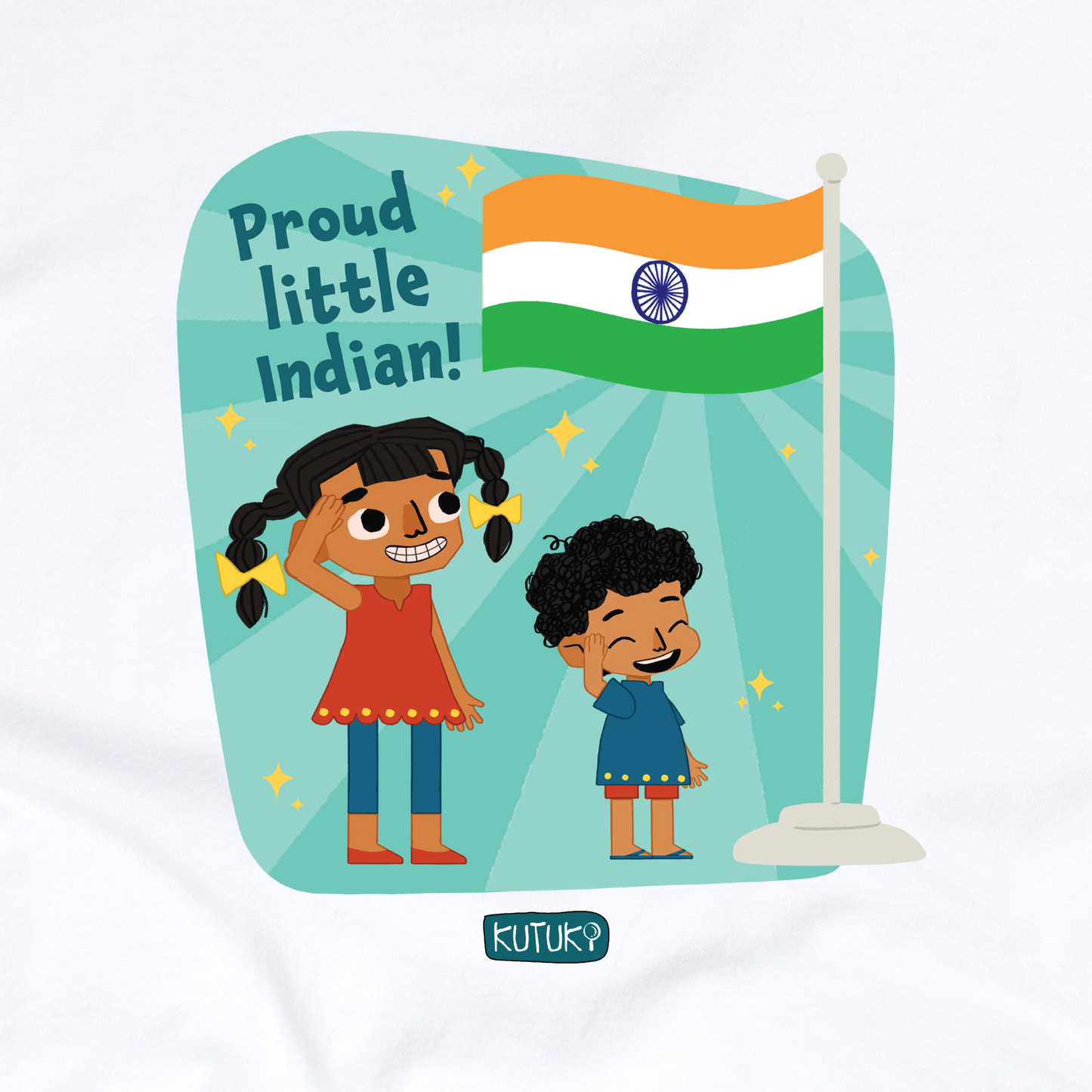 Kids T Shirt - Proud Little Indian
