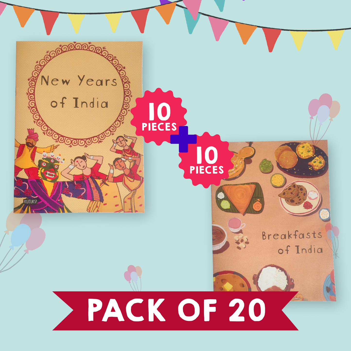 Breakfasts & New Years of India Combo (Pack of 20 books)